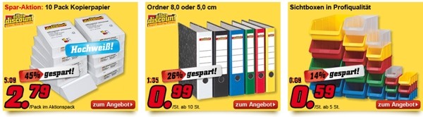 Office Discount Artikel