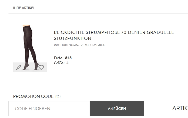 Calzedonia Aktionscode einlösen